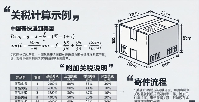 中国寄快递到美国关税计算方法-详细指南