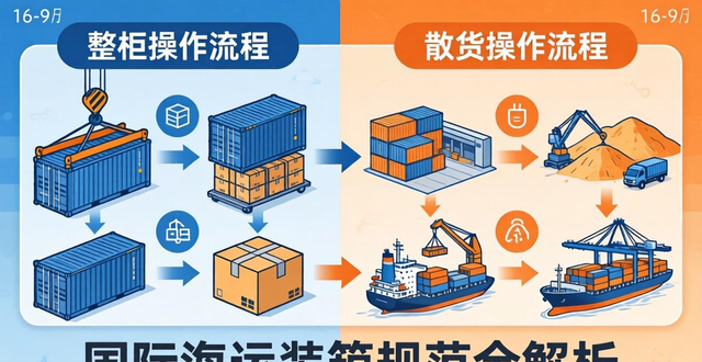 整柜与散货怎么选？国际海运装箱规范全解析