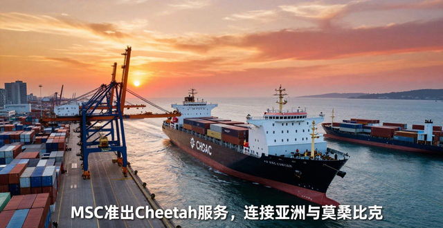 MSC推出Cheetah服务，连接亚洲与莫桑比克