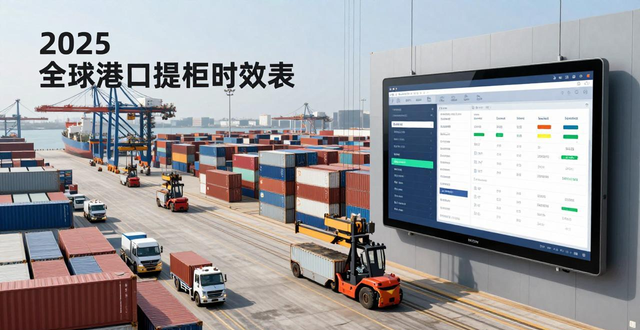 2025 全球港口提柜时效表