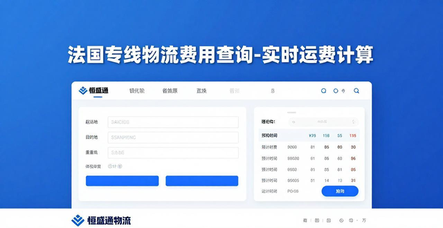 法国专线物流费用查询-实时运费计算