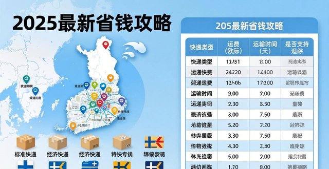 往芬兰邮寄东西哪个快递便宜？2025最新省钱攻略！