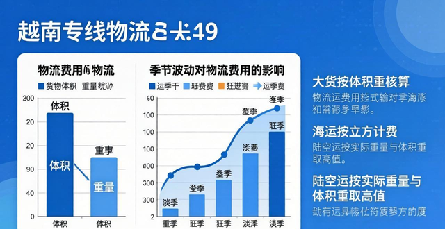 越南专线物流费用对比-如何选择最优方案