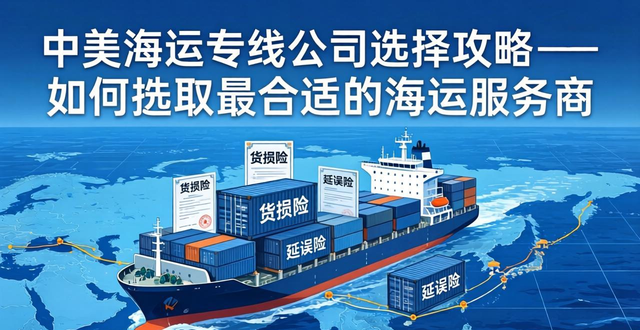 中美海运专线公司选择攻略-如何选取最合适的海运服务商