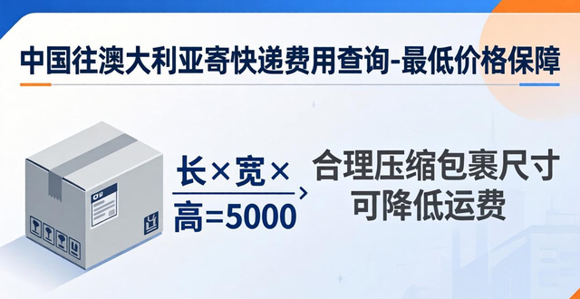 中国往澳大利亚寄快递费用查询-最低价格保障