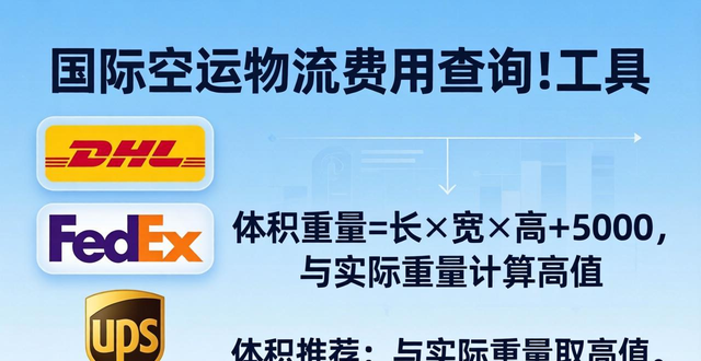 国际空运物流费用查询工具推荐-多家物流公司费用对比