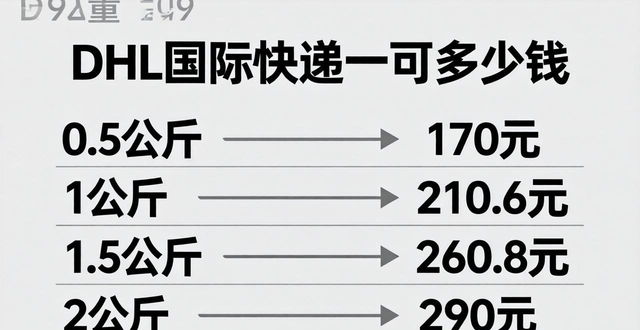DHL国际快递一公斤多少钱