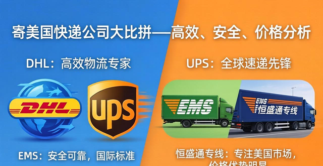 寄美国快递公司大比拼-高效、安全、价格分析
