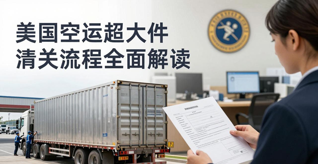美国空运超大件清关流程全面解读