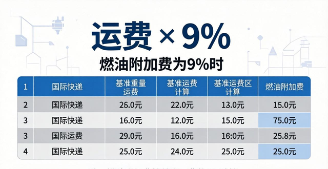 国际快递运费计算方法详解-运费计算公式、费率表