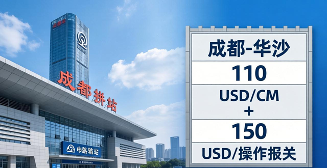 铁路拼箱成都站价格有更新2024