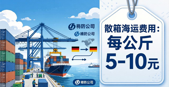 中国到德国的海运费用大概多少?