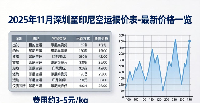 2025年11月深圳至印尼空运报价表-最新价格一览