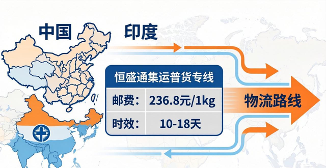 中国到印度邮费价目表-最新报价2025