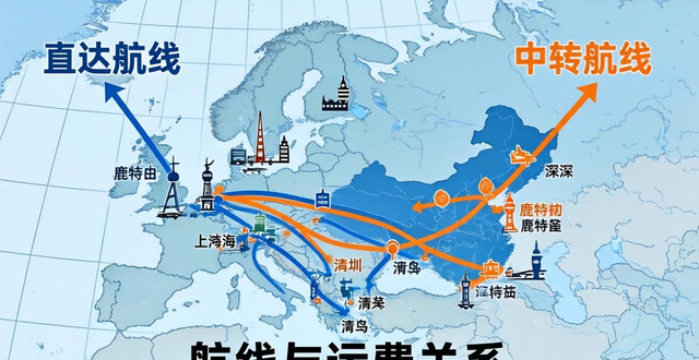 中国到欧洲一个集装箱运费