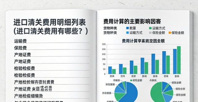 进口清关费用明细列表(进口清关费用有哪些?)
