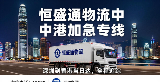 中港加急专线：深圳到香港当日达，羽晨供应链全程追踪