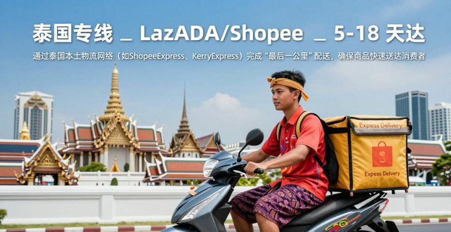 泰国专线_ Lazada/Shopee 仓直达_5-18 天达