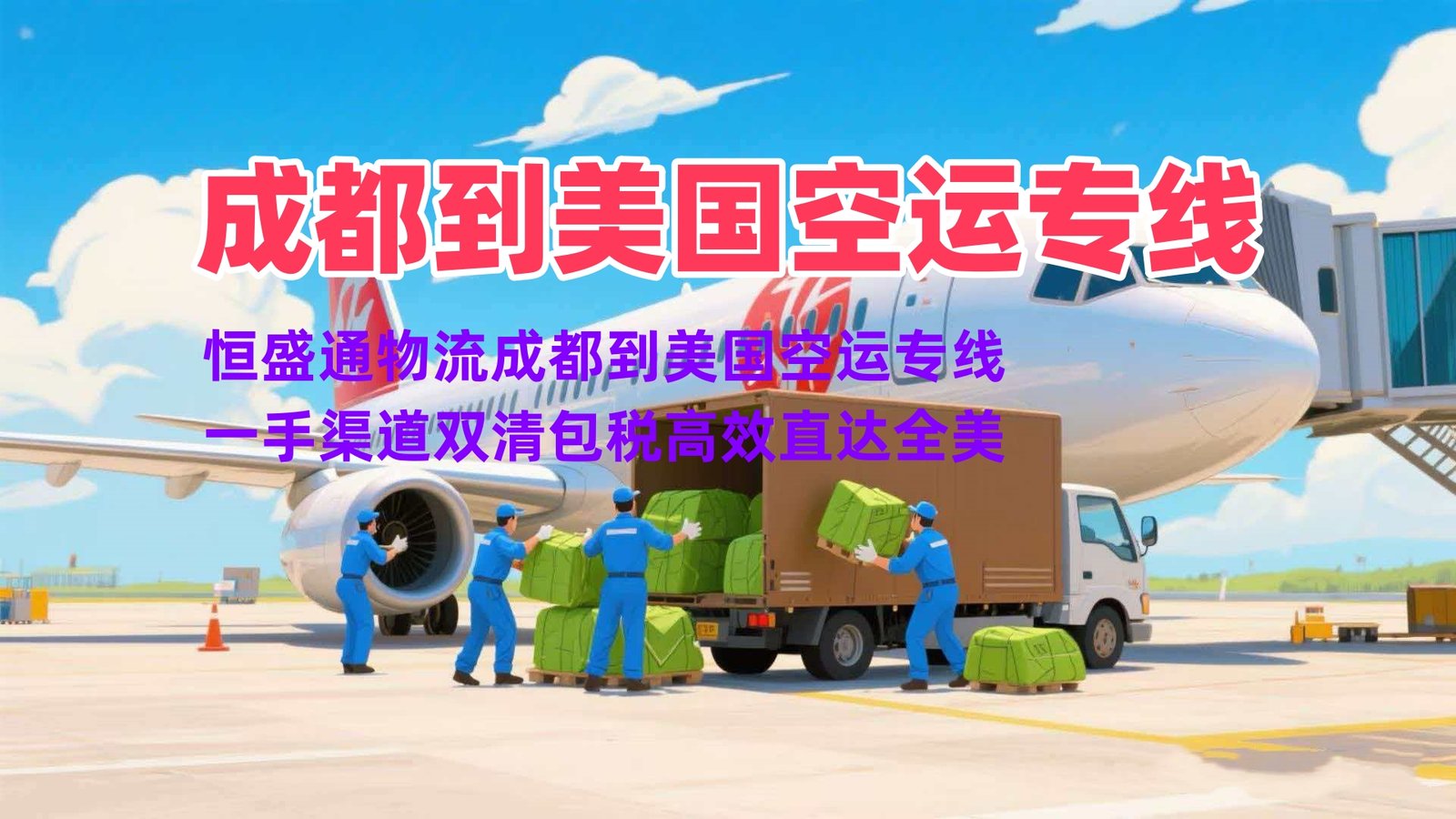成都到美国空运专线 一手渠道双清包税高效直达全美
