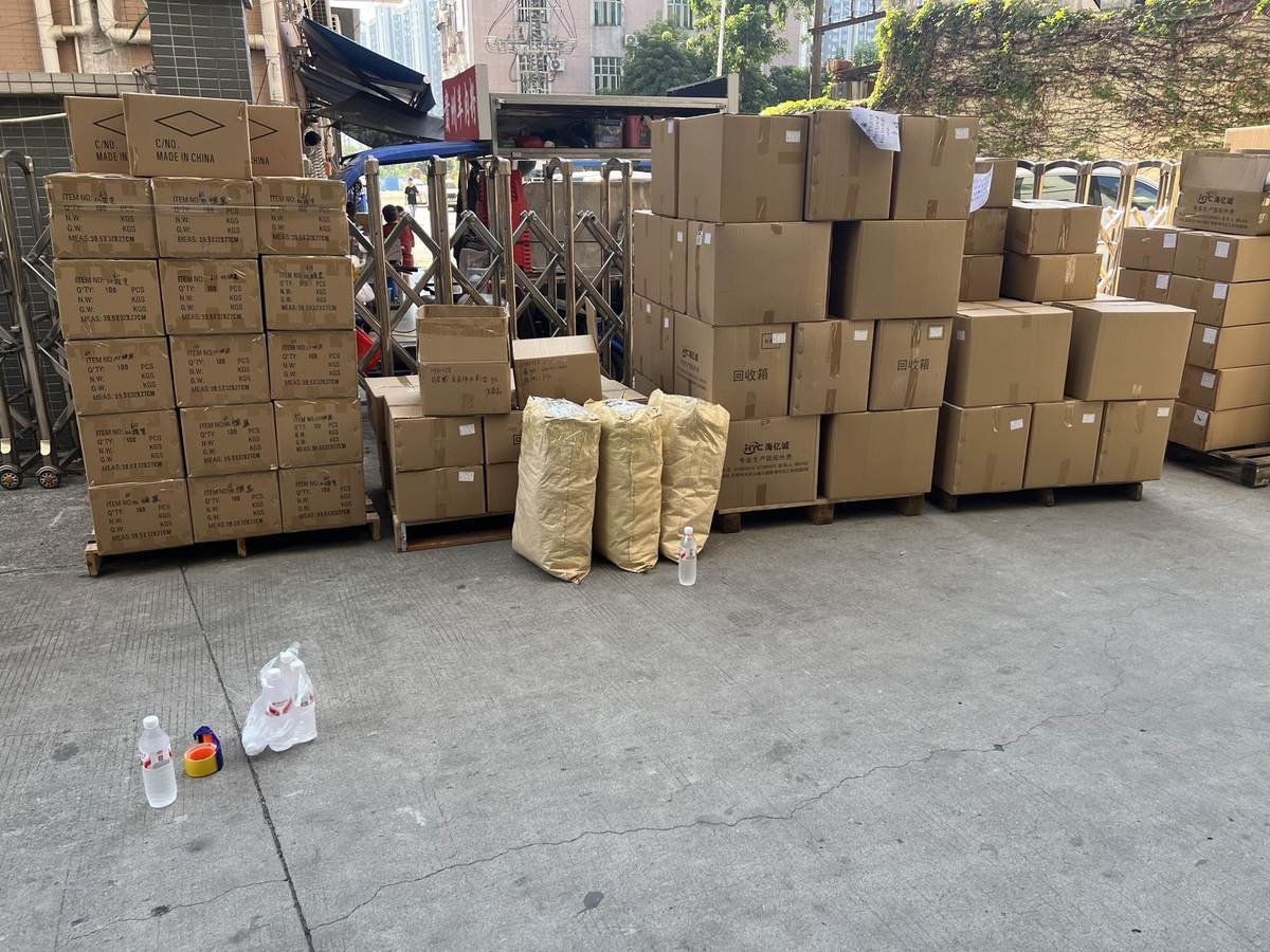 Supplier Consolidation & Cargo Sorting Staging Area - Yusupply Shenzhen Warehouse Operations